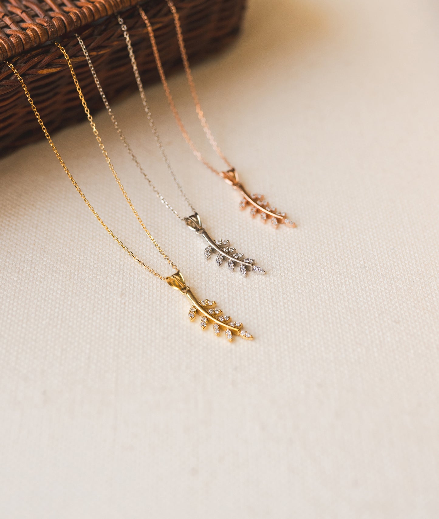 Olive Branch Necklace