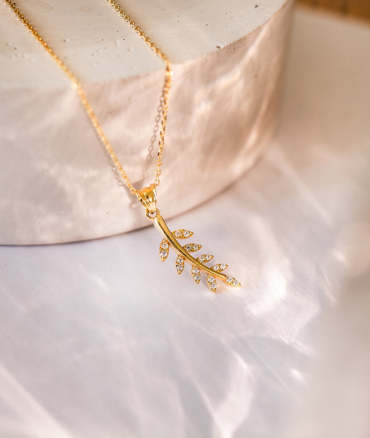 Olive Branch Necklace