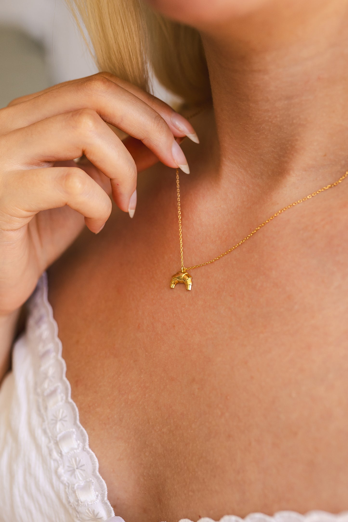 Croissant Necklace