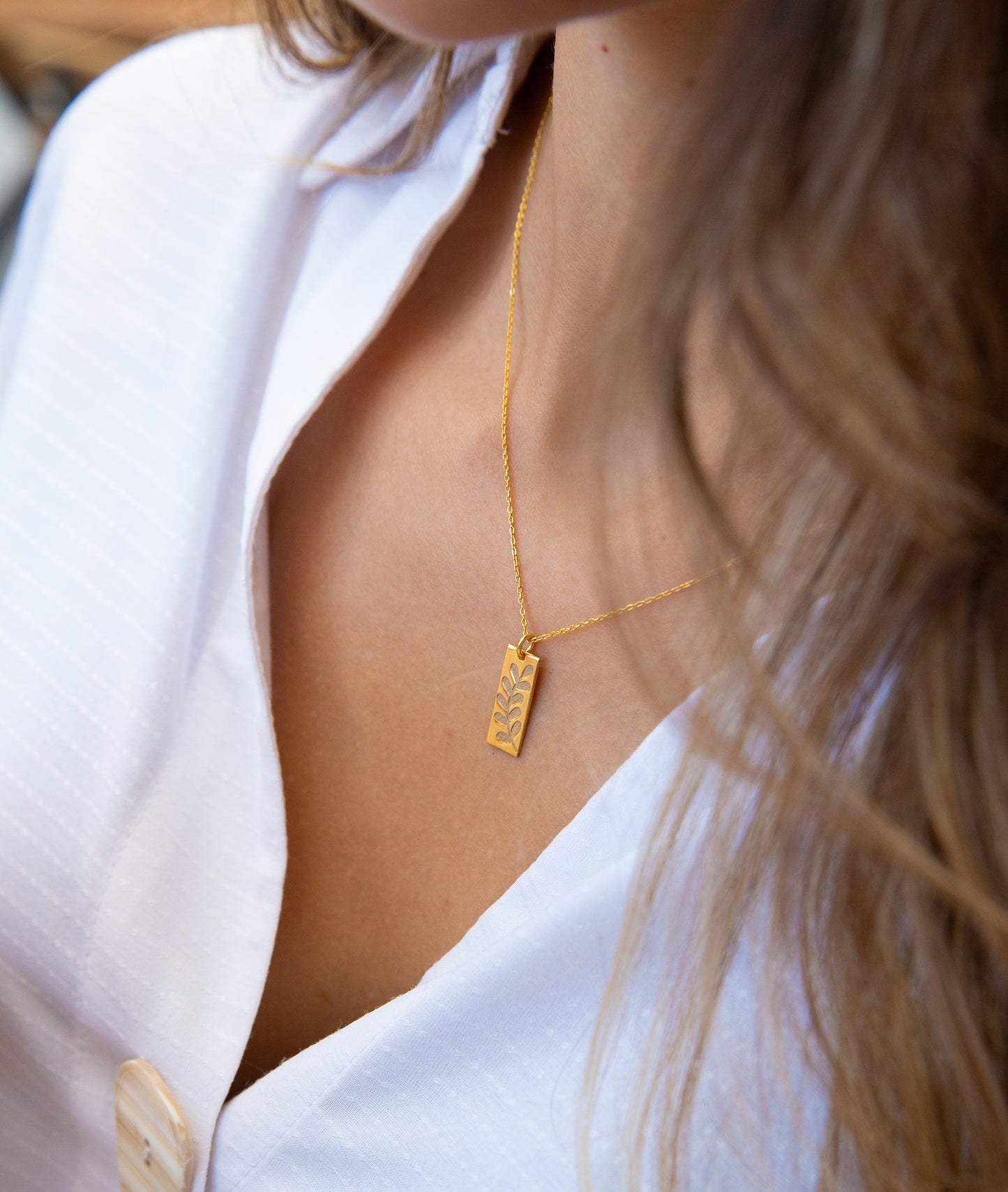 Olive Branch Necklace