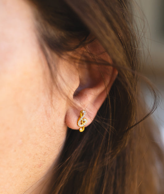 Treble Clef Earrings