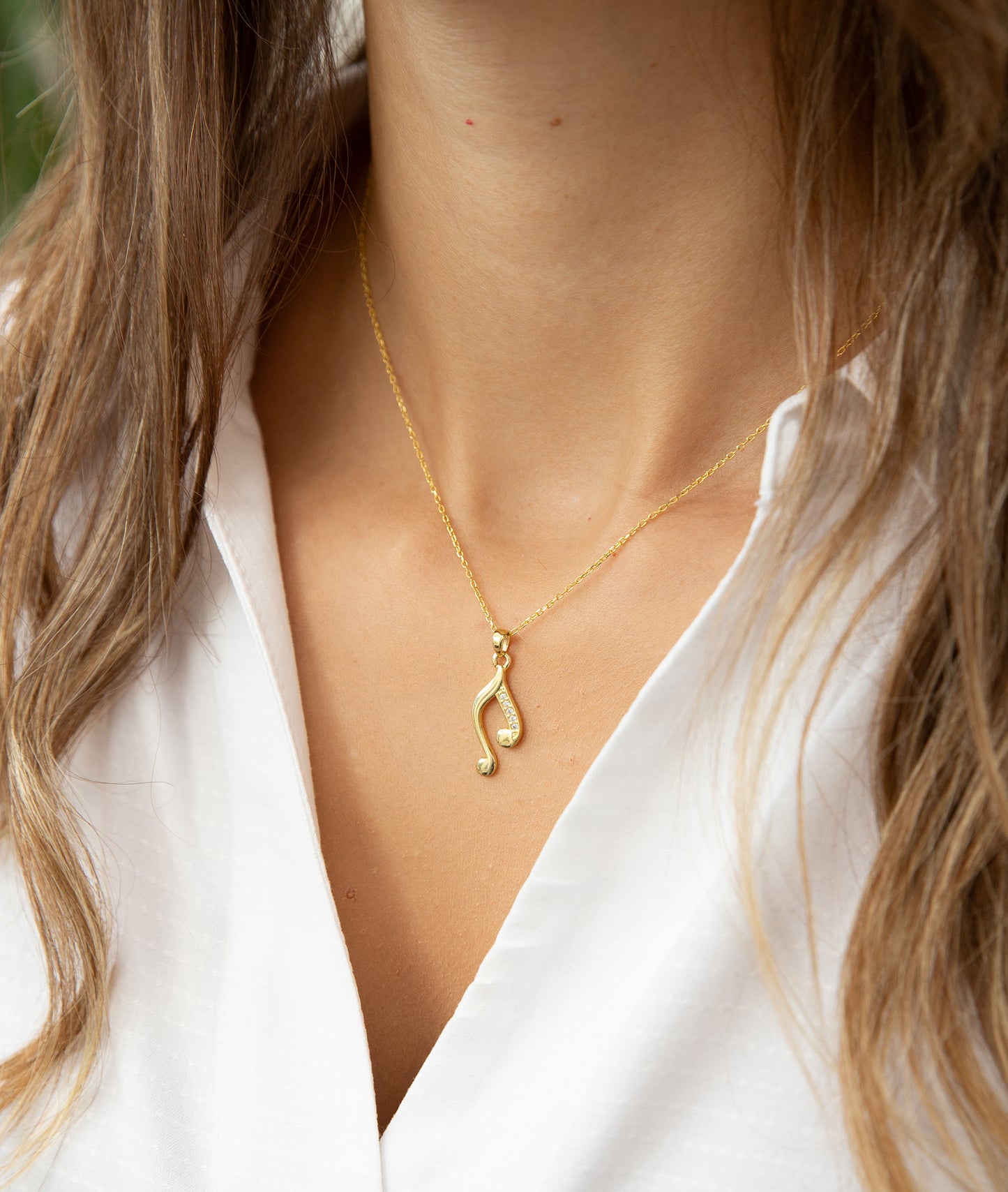 Music Note Necklace