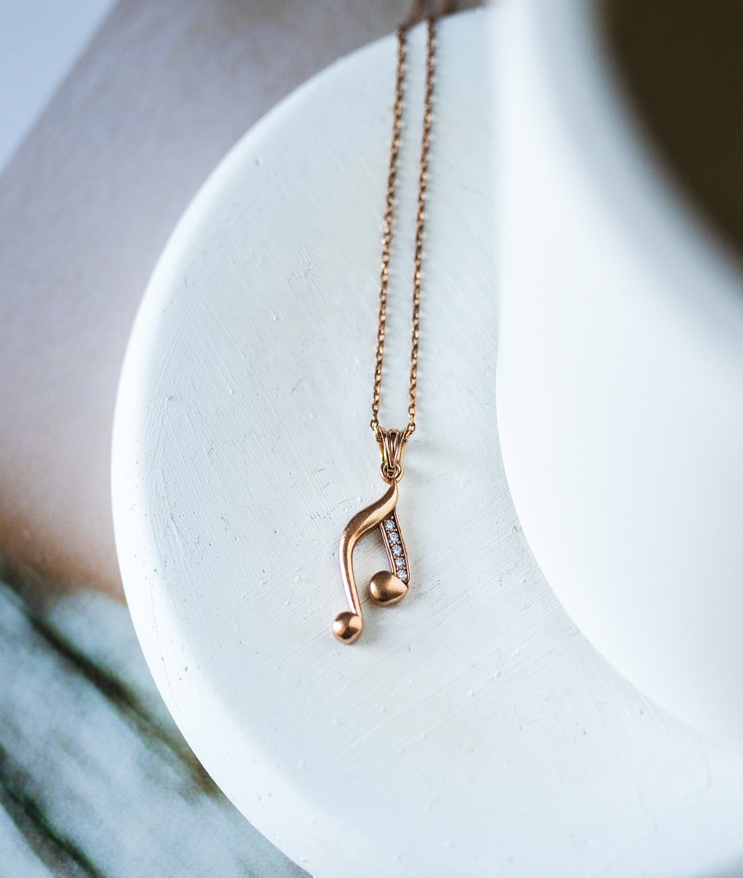 Music Note Necklace