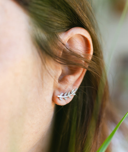 Olive Branch Earrings