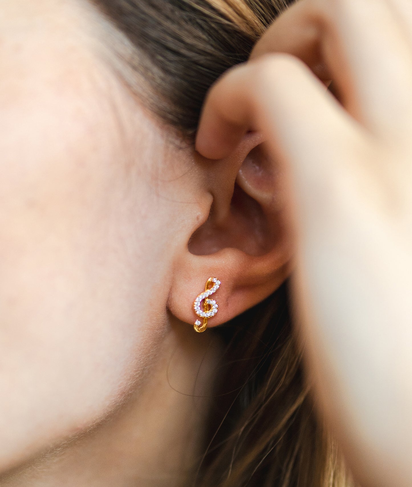 Treble Clef Earrings