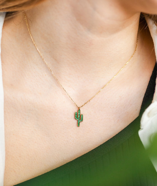 Cactus Necklace