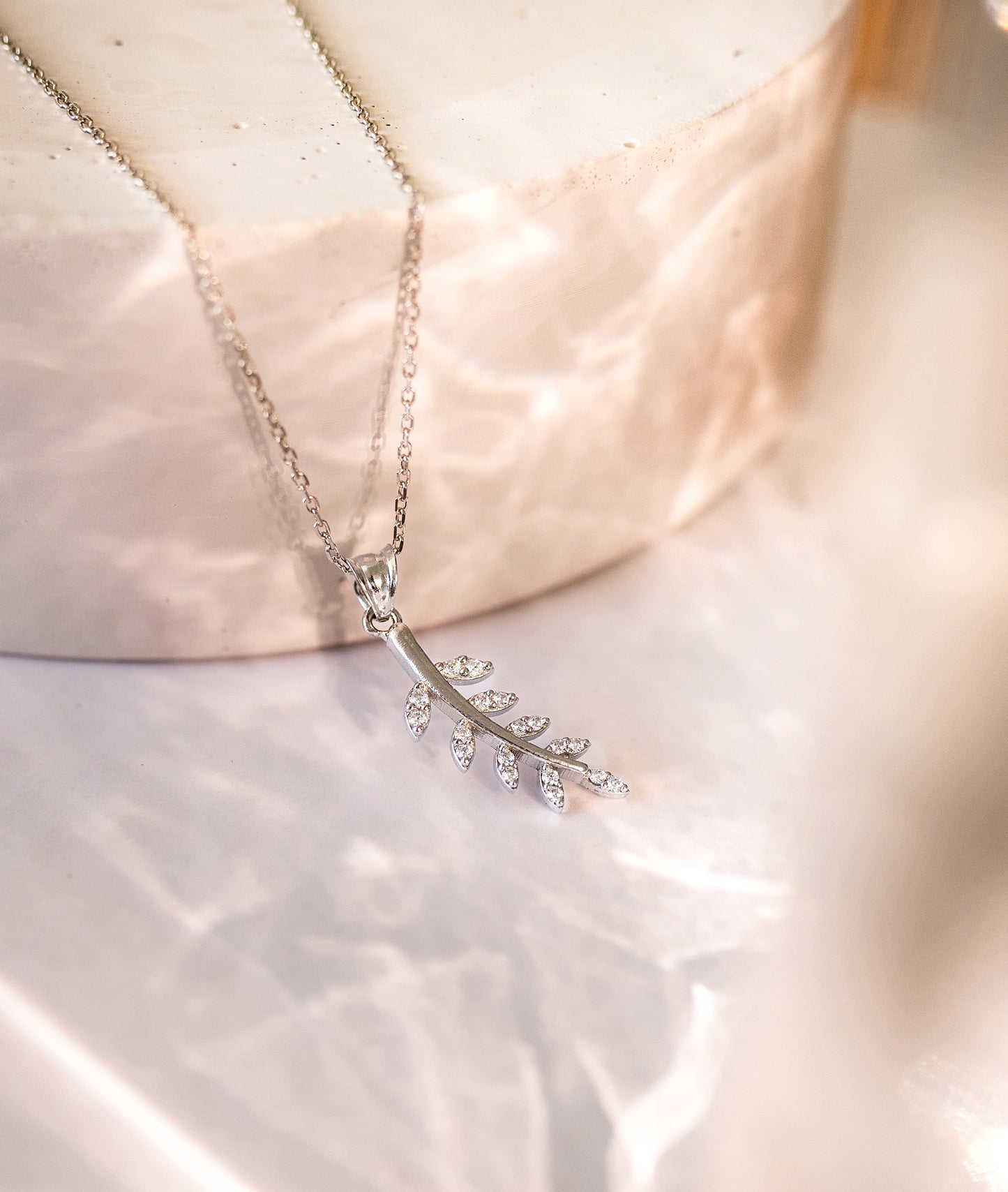 Olive Branch Necklace
