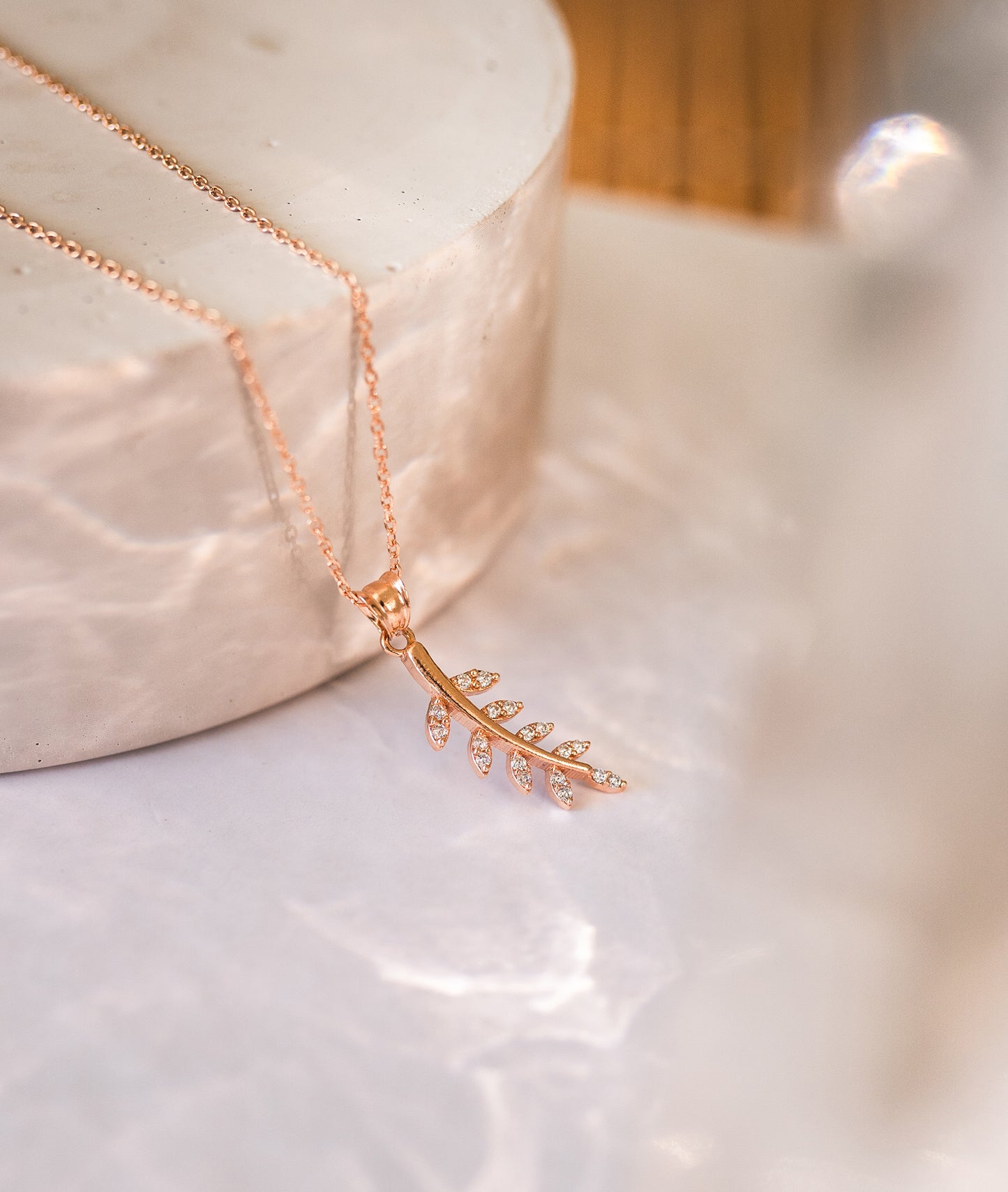 Olive Branch Necklace