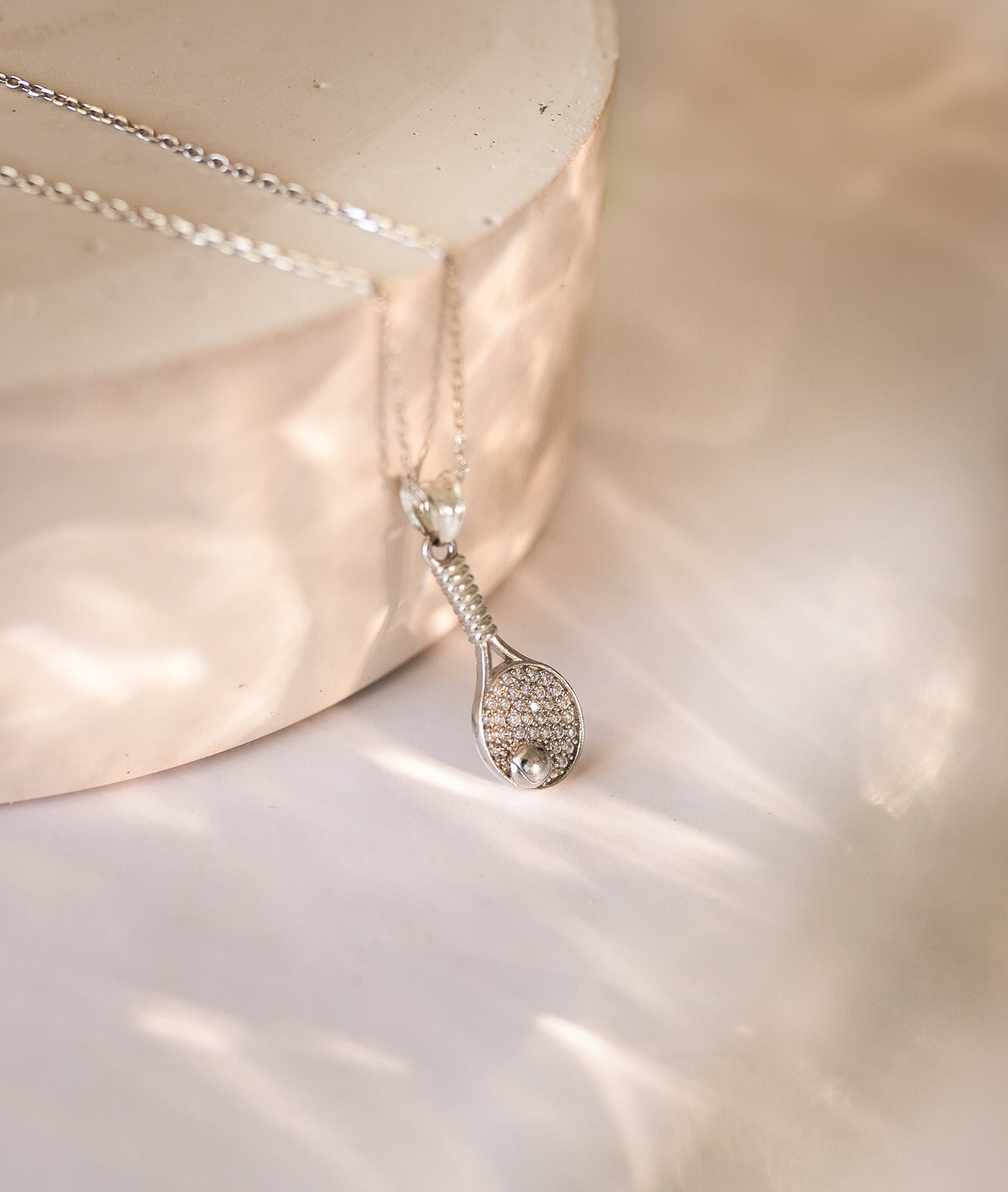 Tennis Racket Necklace