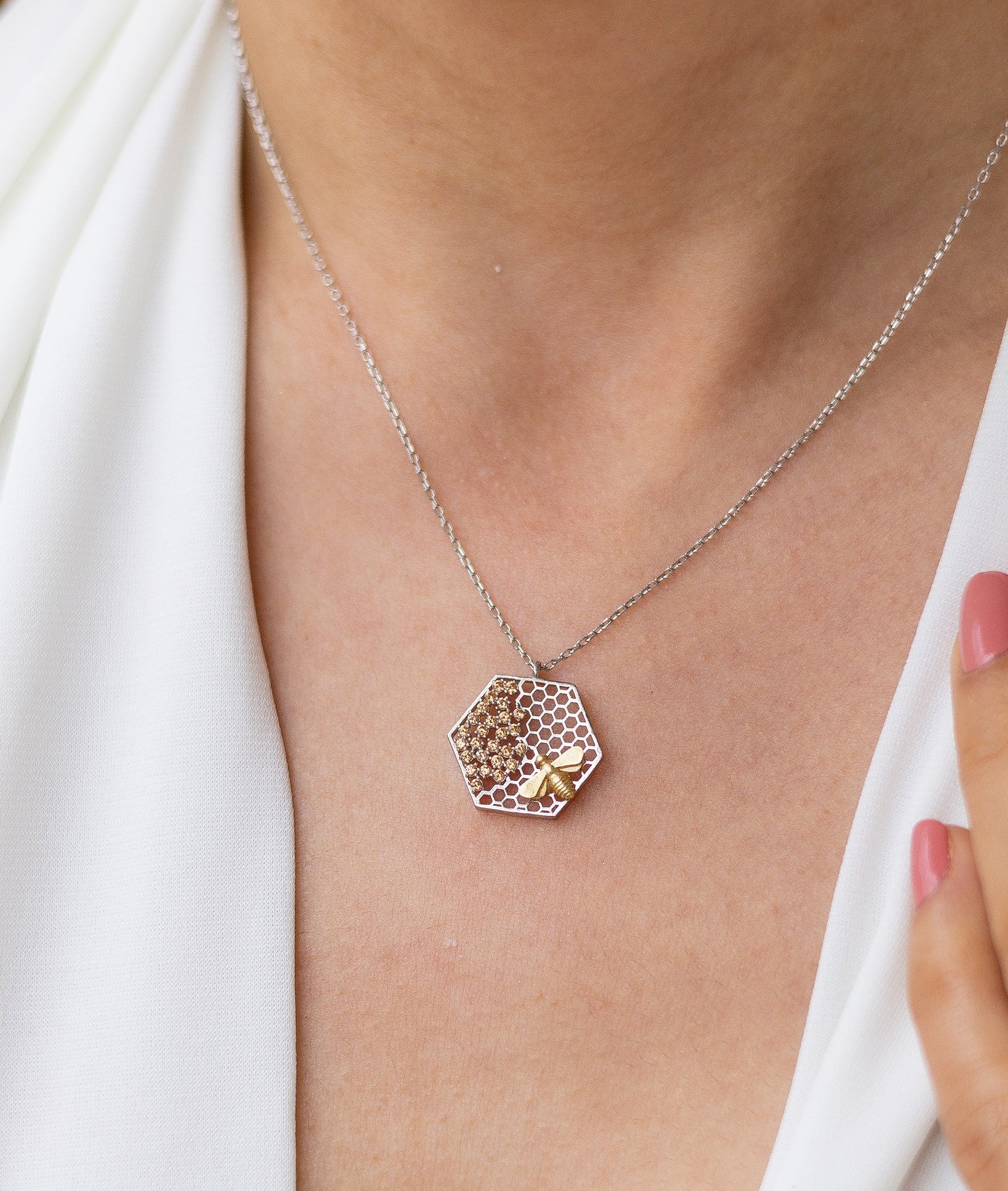 Honeycomb Necklace