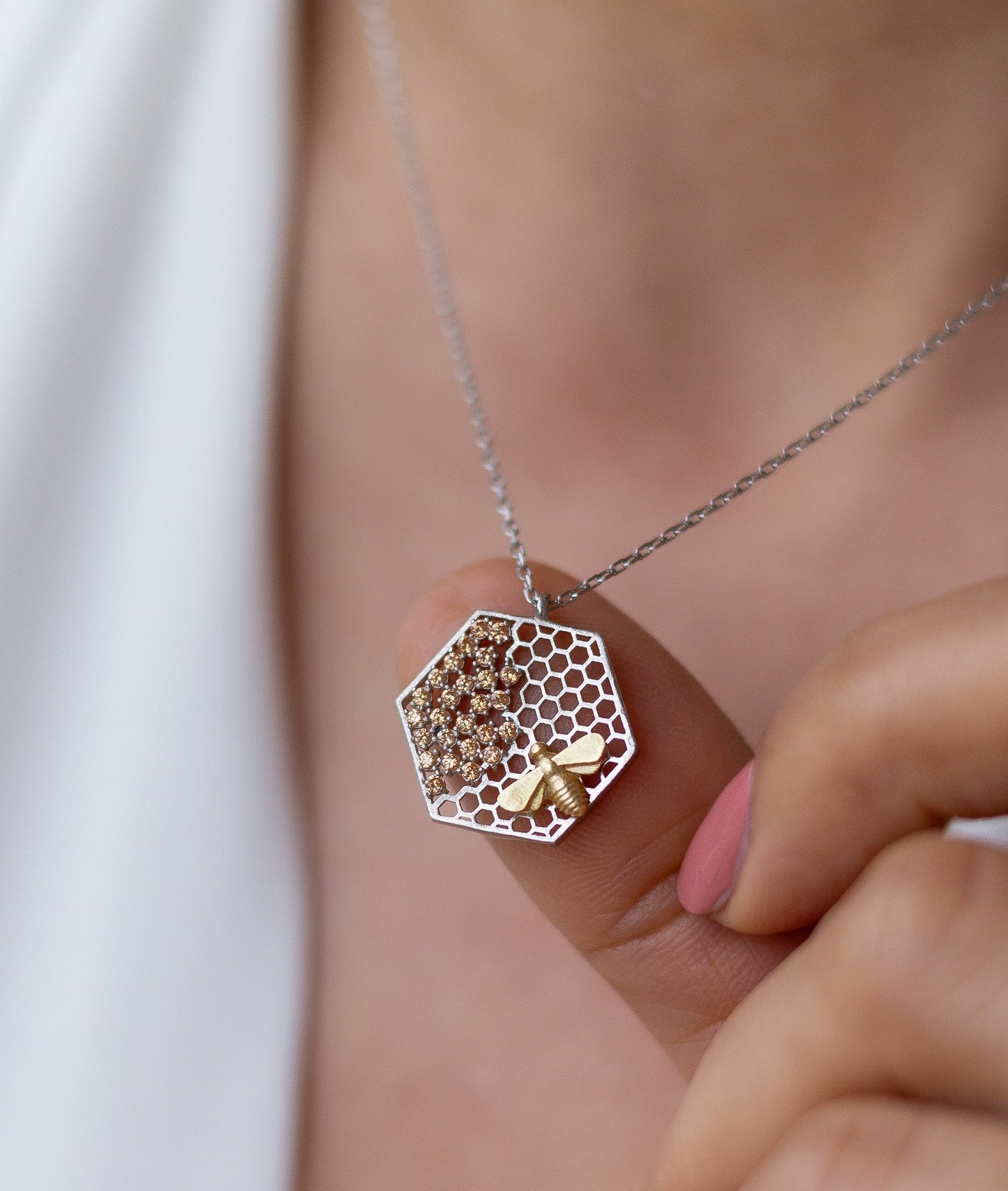 Honeycomb Necklace