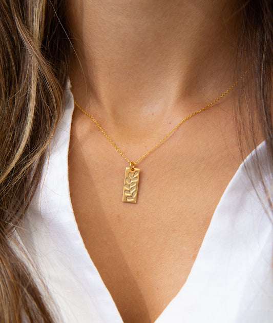 Olive Branch Necklace