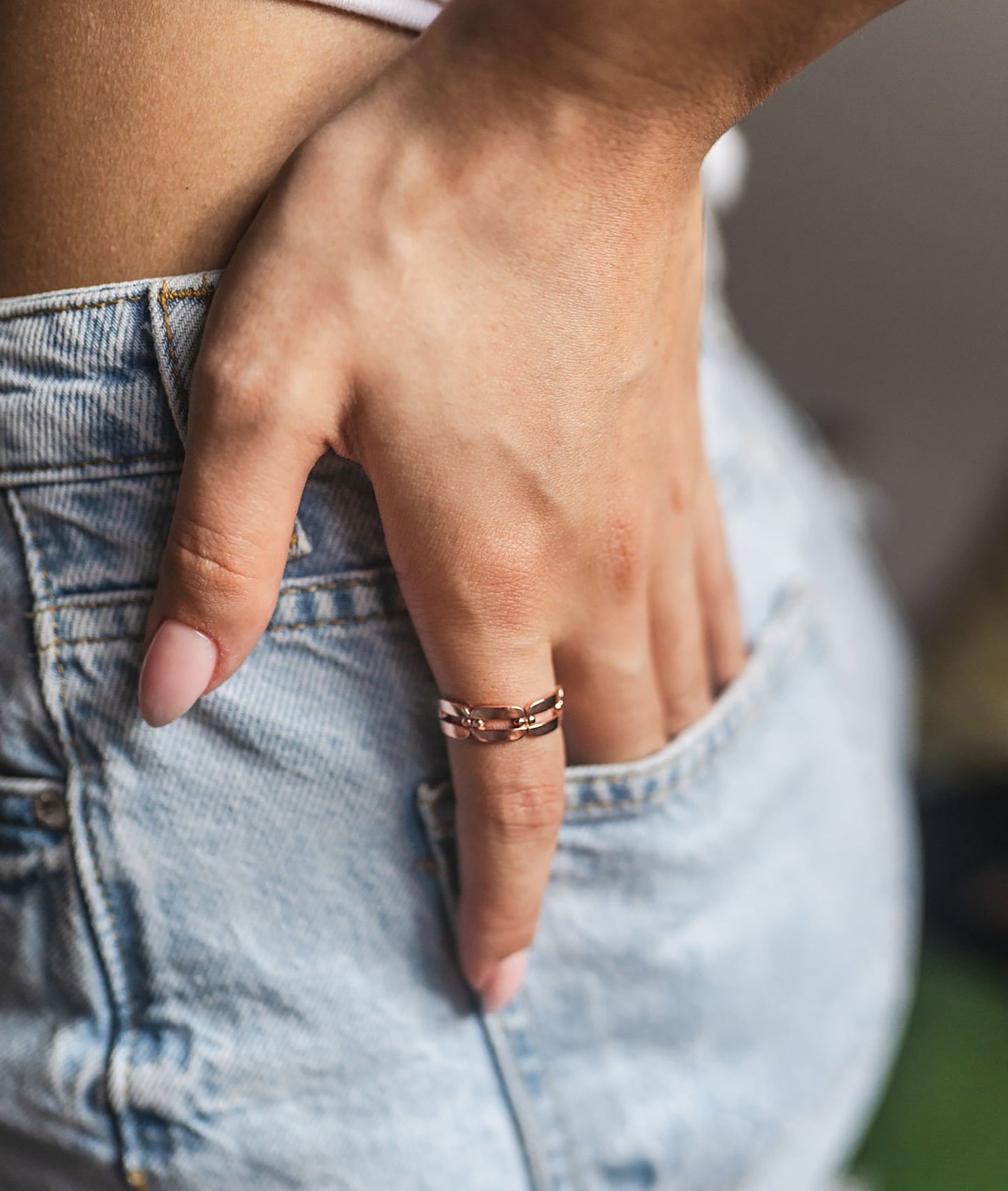 Link Chain Ring