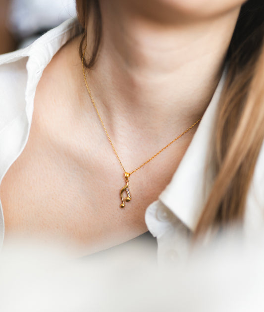 Music Note Necklace