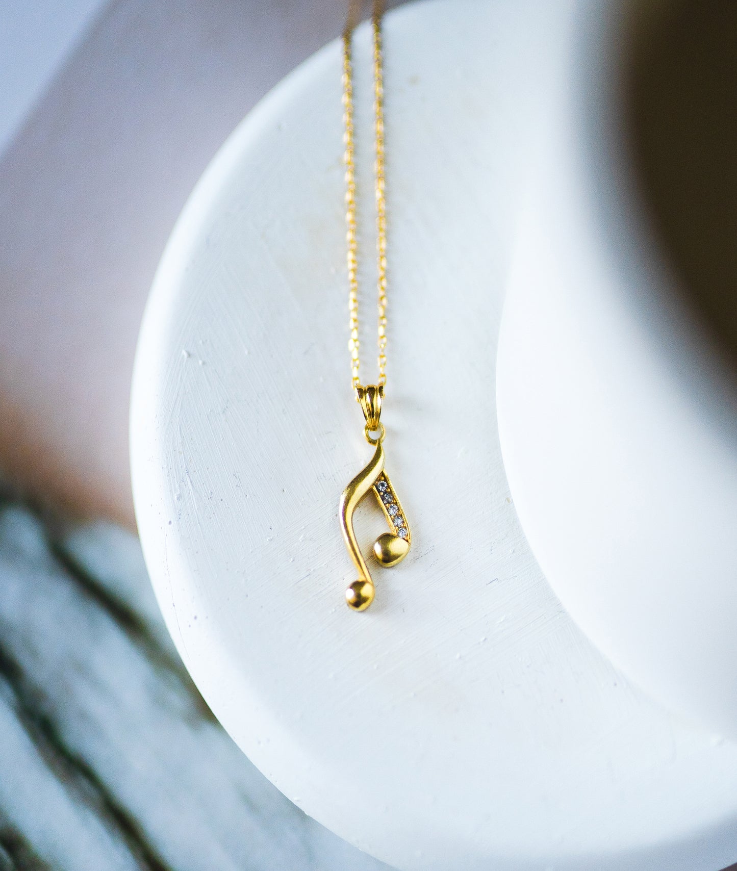Music Note Necklace