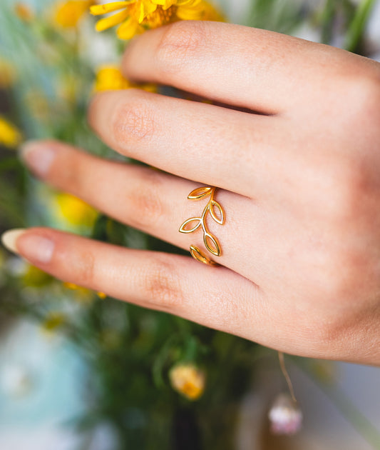 Olive Branch Ring